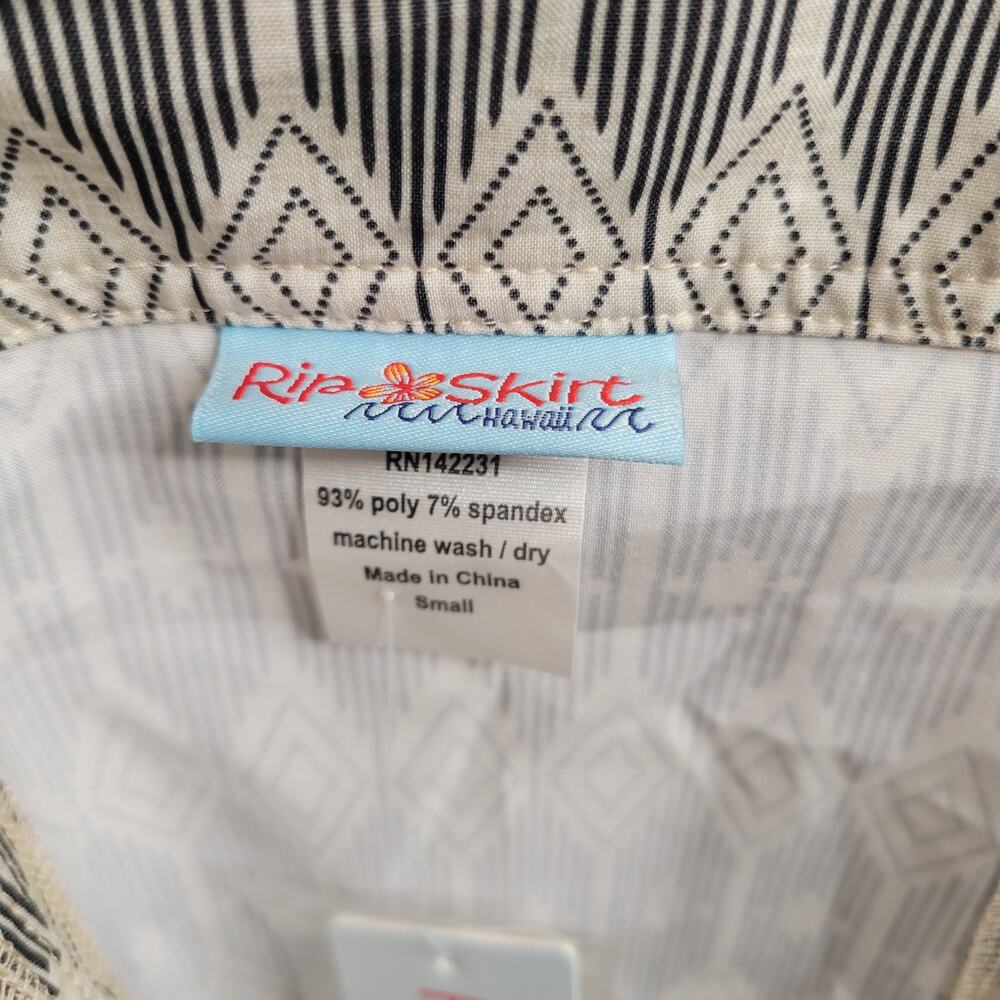 NWT‎ Rip Skirt Women's Size S Beige West End Length 1 Active Travel Wrap Coverup - Picture 3 of 9